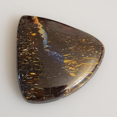 Natural Boulder Opal Cabochon. Size- approx. 36x35mm